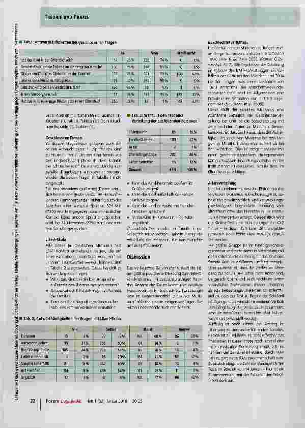 Vorschauseite 3: Deutscher Mutismus Test (DMT-KoMut) Erste Ergebnisse