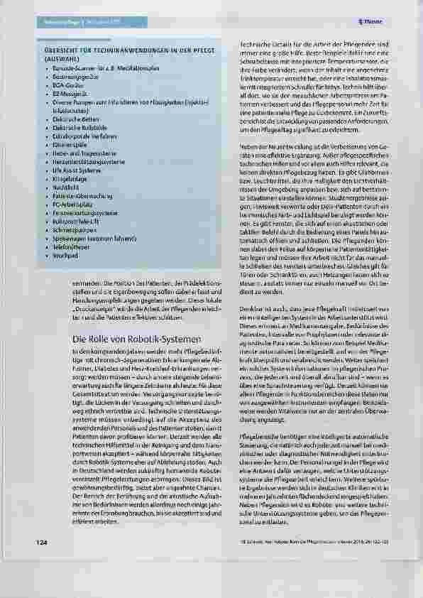 Vorschauseite 3: Kein Roboter kann die Pflege ersetzen