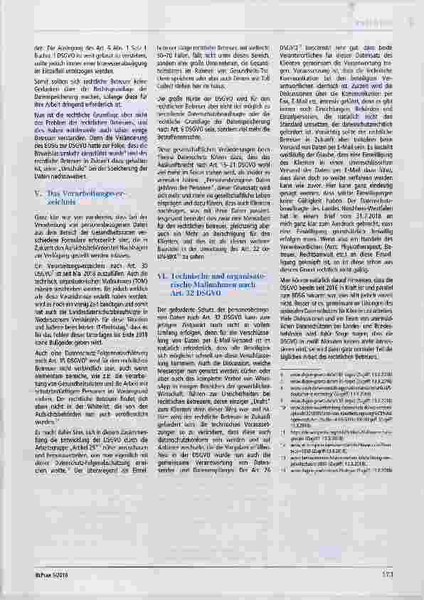 Vorschauseite 3: Im Netzwerk der Daten Rechtliche Betreuung und DSGVO