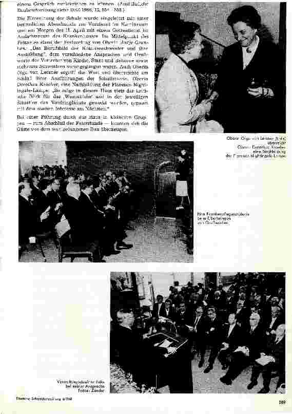 Vorschauseite 2: Einweihung der Olga-von-Lersner-Schule am St. Markus-Krankenhaus in Frankfurt/M.