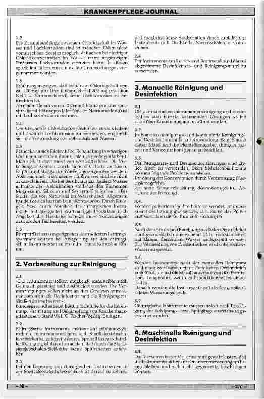 Vorschauseite 3: Vom Umgang mit chirurgischen Instrumenten