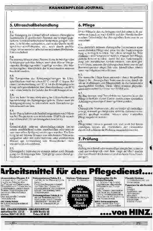 Vorschauseite 5: Vom Umgang mit chirurgischen Instrumenten