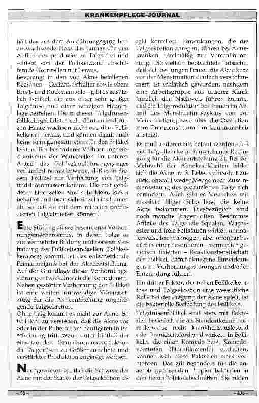 Vorschauseite 2: Ursachen, Klinik und Therapie der Akne vulgaris