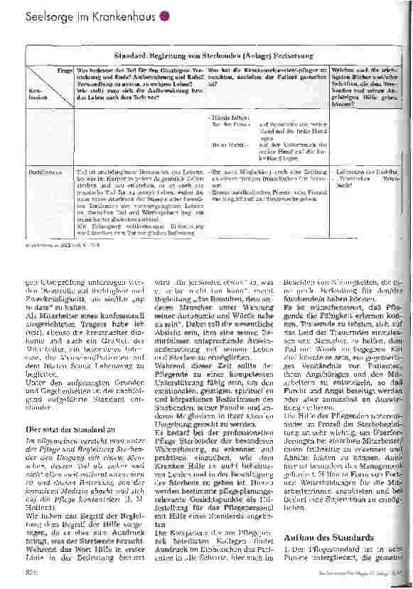 Vorschauseite 5: Pflegestandard Begleitung von Sterbenden in Krankenhäusern