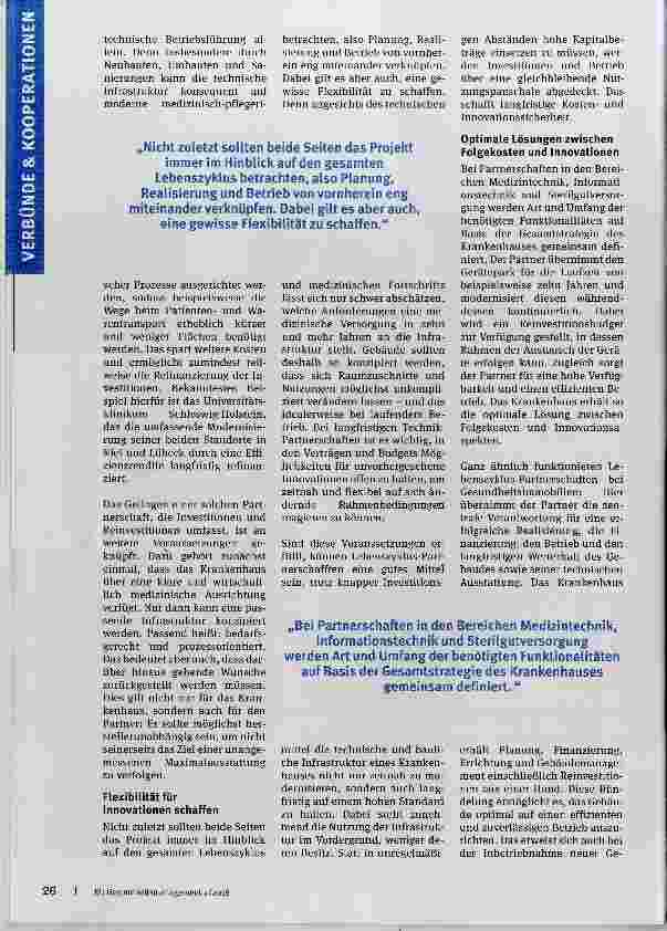 Vorschauseite 3: Partnerschaft schafft Sicherheit