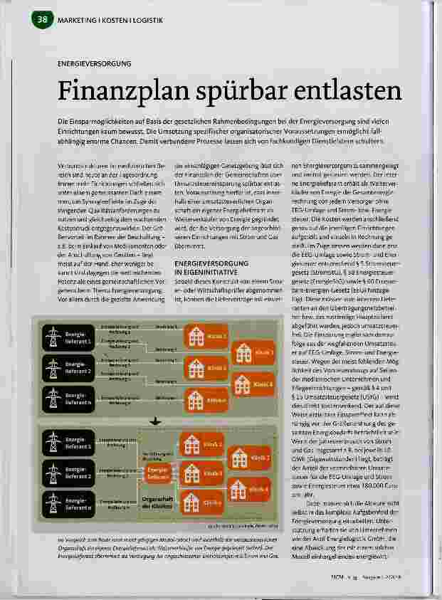 Vorschauseite 1: Finanzplan spürbar entlasten