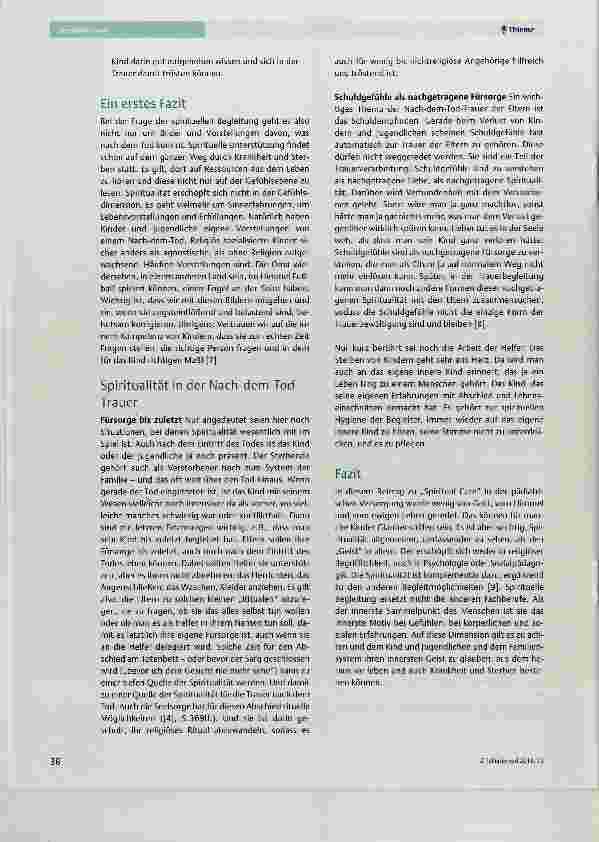Vorschauseite 6: Spirituelle Begleitung bel schwer kranken und sterbenden Kindern und Jugendlichen