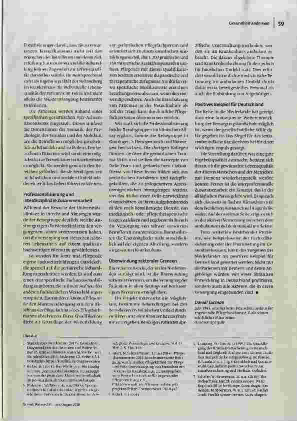 Vorschauseite 3: Seniorenfreundliche Krankenhäuser