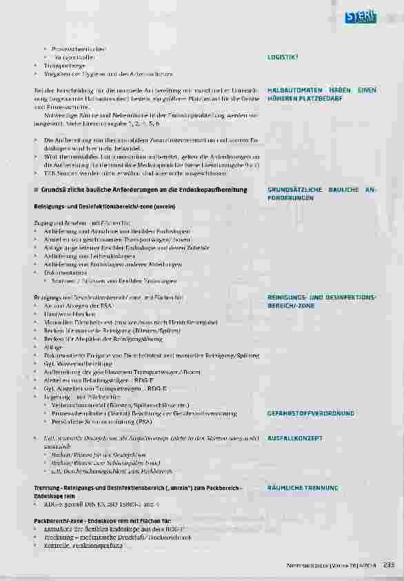 Vorschauseite 2: Anforderungen für den Bau oder Umbau einer Aufbereitungseinheit für Medizinprodukte (AEMP)