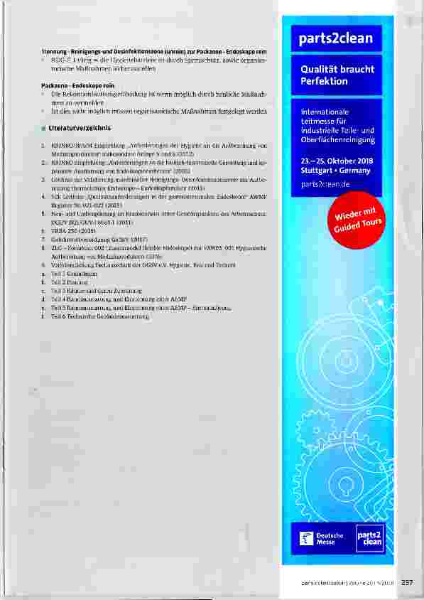 Vorschauseite 6: Anforderungen für den Bau oder Umbau einer Aufbereitungseinheit für Medizinprodukte (AEMP)
