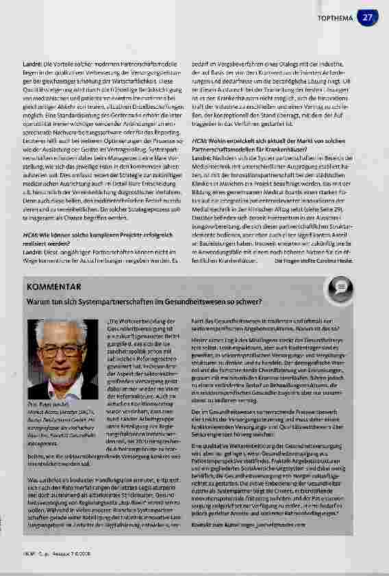 Vorschauseite 2: Systempartnerschaften erfordern klare Vorstellung