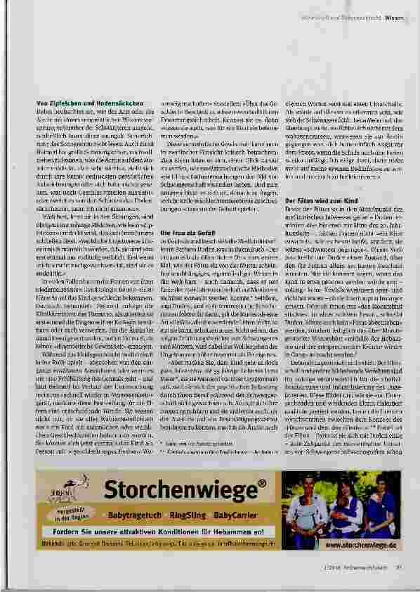 Vorschauseite 3: Dann machen wir erst mal einen Ultraschall