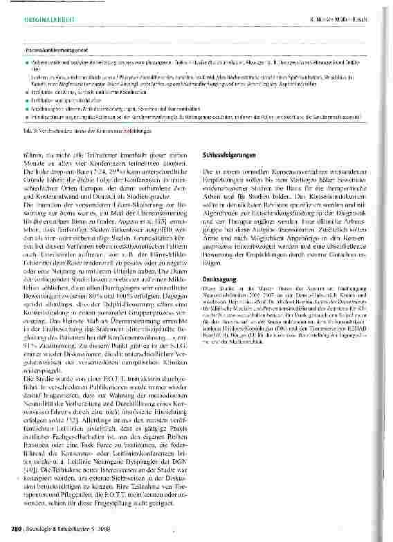 Vorschauseite 6: Die Entwicklung von Konsensusempfehlungen zur Facio-Oralen Trakt Therapie (F. O. T. T. )
