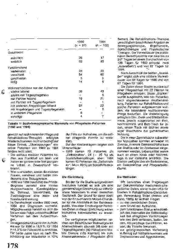 Vorschauseite 3: Pflegerisch-sozialer Status von Pflegeheim-Patienten