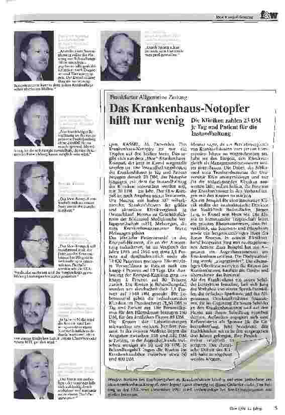 Vorschauseite 2: Perspektiven für einen erfolgreichen Aufbruch Eindrücke und Ergebnisse des f&w-Kompaß-Seminars am 3. Dezember in Kassel