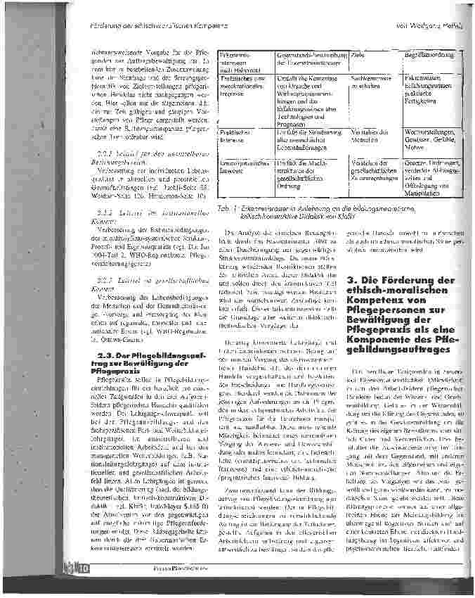 Vorschauseite 3: Förderung der ethisch-moralischen Kompetenz von Pflegepersonen in Pflegebildungseinrichtungen