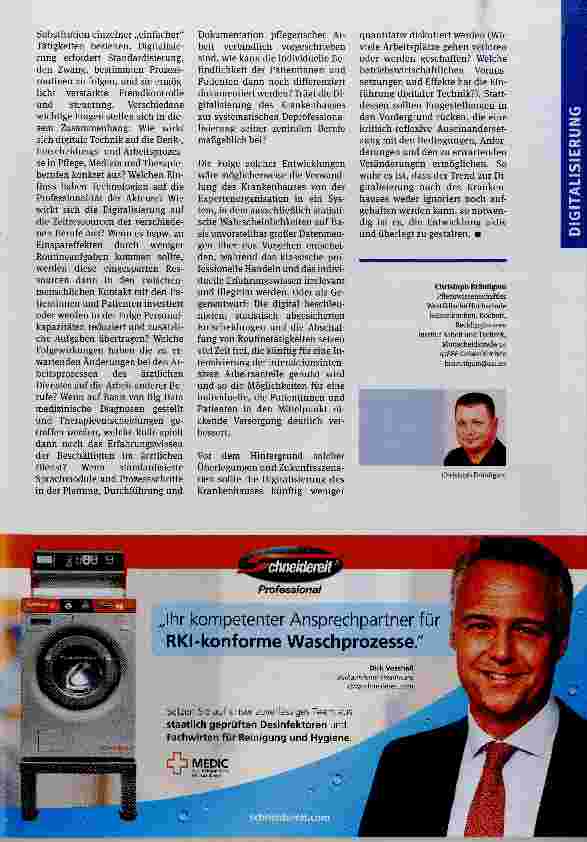 Vorschauseite 3: Digitalisierung im Krankenhaus