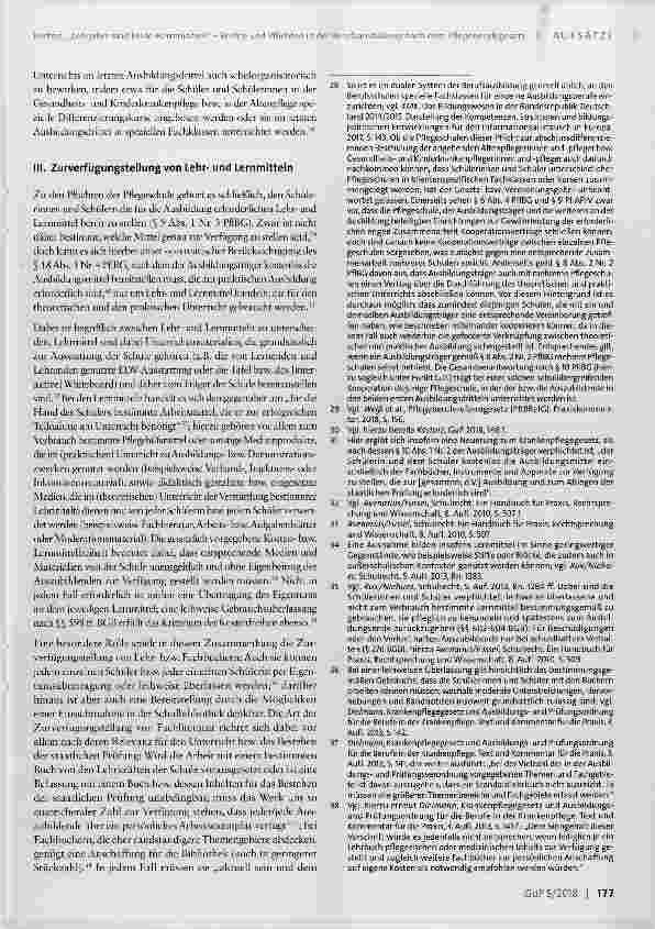 Vorschauseite 4: „Lehrjahre sind keine Herrenjahre! “ Rechte und Pflichten in der Berufsausbildung nach dem Pflegeberufegesetz (Teil 2: Rechte und Pflichten der Pflegeschulen)