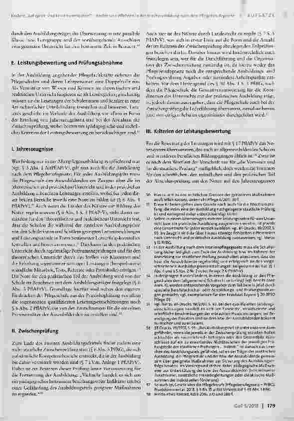 Vorschauseite 6: „Lehrjahre sind keine Herrenjahre! “ Rechte und Pflichten in der Berufsausbildung nach dem Pflegeberufegesetz (Teil 2: Rechte und Pflichten der Pflegeschulen)