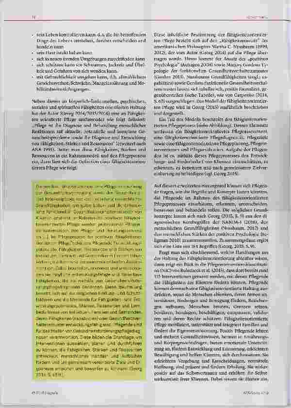 Vorschauseite 2: Fähigkeitenorientierte Haltung in der Pflege