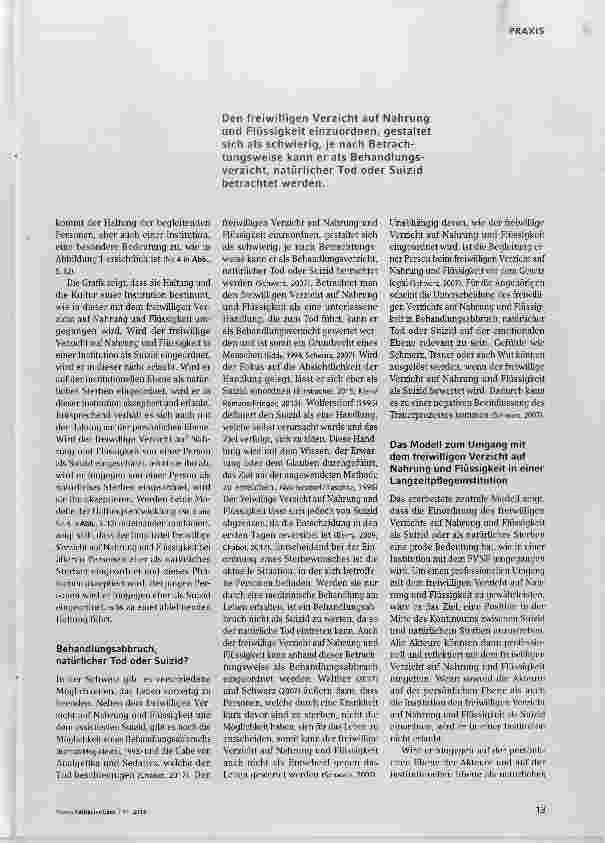 Vorschauseite 4: Zwischen Suizid und natürlichem Tod