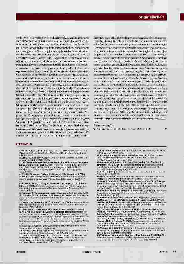 Vorschauseite 5: Delir in der Notaufnahme des Krankenhauses der Barmherzigen Brüder in Trier