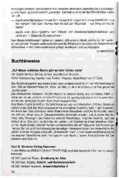 Vorschauseite 2: Die Arbeitsgruppe Gemeindekrankenpflege in Niedersachsen stellt sich vor
