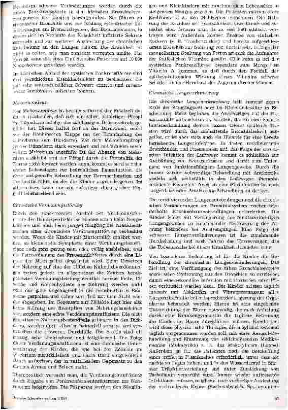 Vorschauseite 3: Zöliakie und Pankreasfibrose - Ursachen der chronischen Verdauungsinsuffizienz im Kindesalter