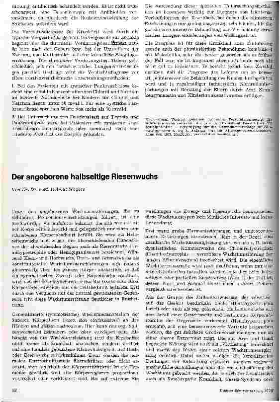 Vorschauseite 4: Zöliakie und Pankreasfibrose - Ursachen der chronischen Verdauungsinsuffizienz im Kindesalter