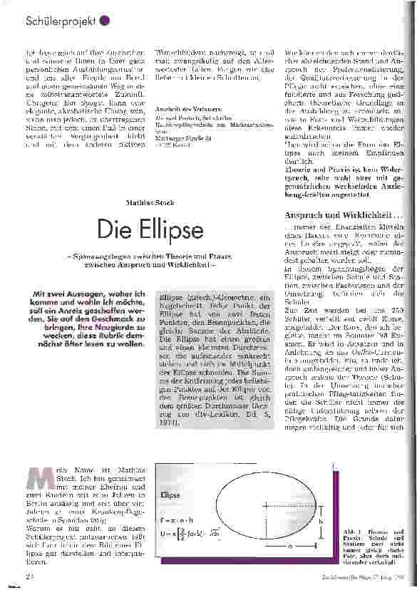 Vorschauseite 1: Die Ellipse