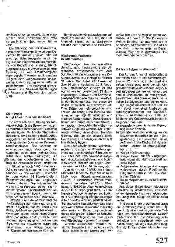 Vorschauseite 3: Möglichkeit und Wirklichkeit des Heimgesetzes