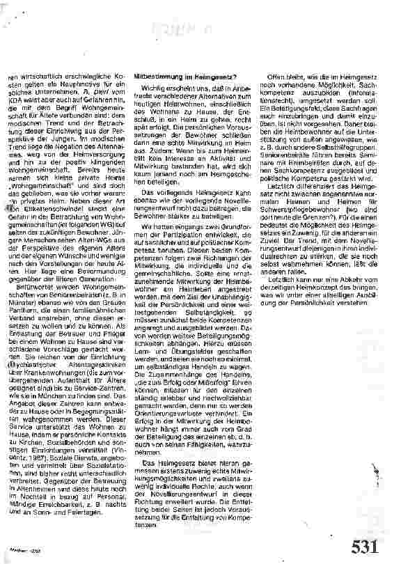 Vorschauseite 5: Möglichkeit und Wirklichkeit des Heimgesetzes