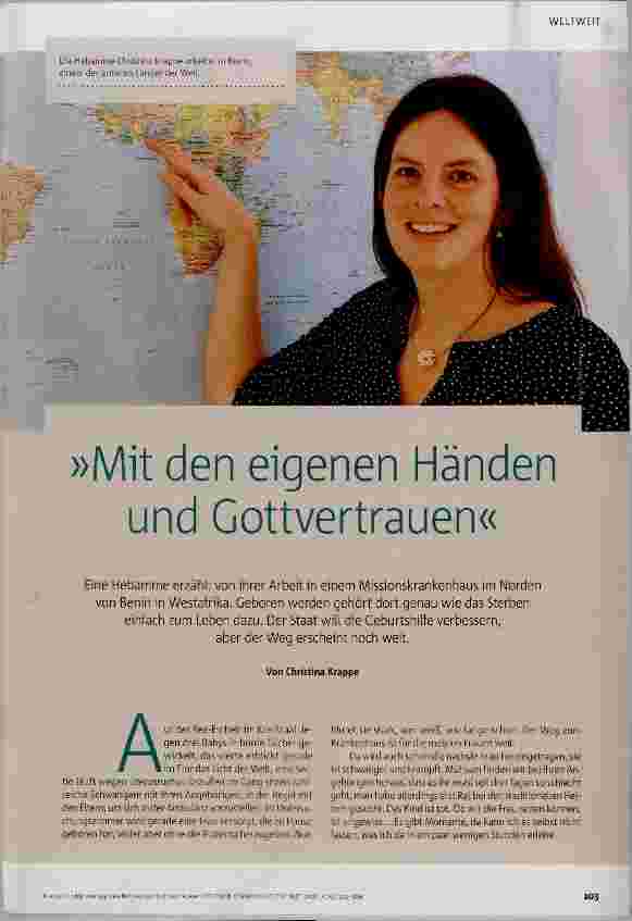 Vorschauseite 1: »Mit den eigenen Händen und Gottvertrauen«