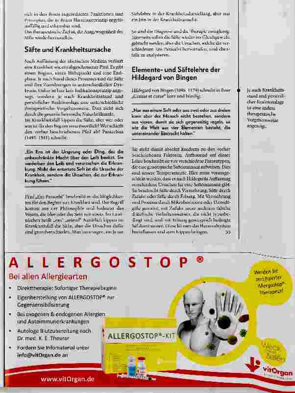 Vorschauseite 2: Klassische europäische Konstitutionsund Säftelehre
