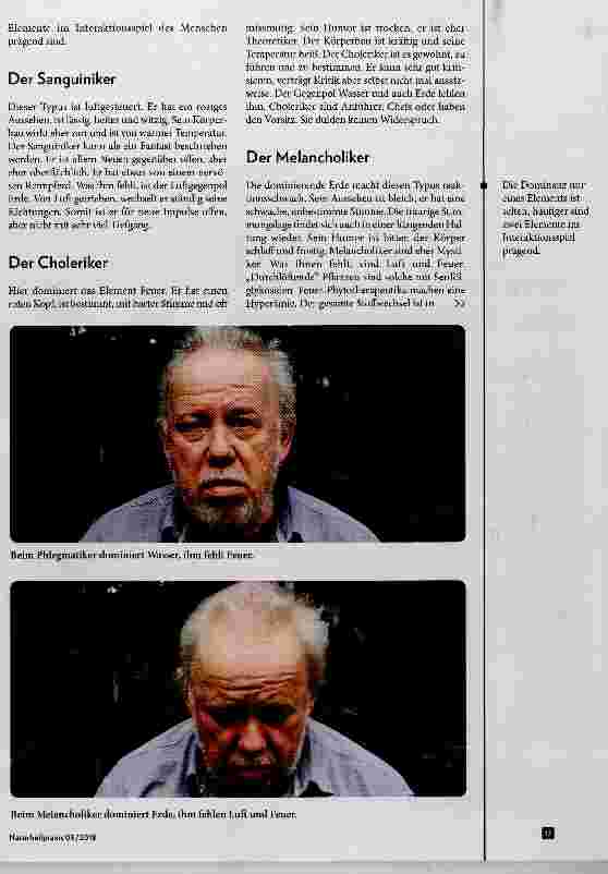 Vorschauseite 4: Klassische europäische Konstitutionsund Säftelehre