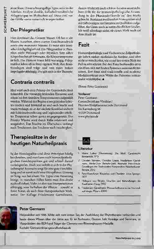 Vorschauseite 5: Klassische europäische Konstitutionsund Säftelehre