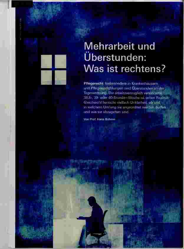 Vorschauseite 1: Mehrarbeit und Überstunden: Was ist rechtens?