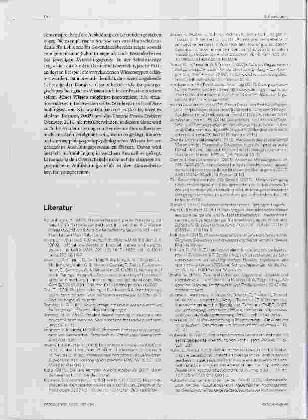 Vorschauseite 6: Überlegungen zum pädagogisch-psychologischen Wissen von Lehrenden in der Domäne der Gesundheitsberufe