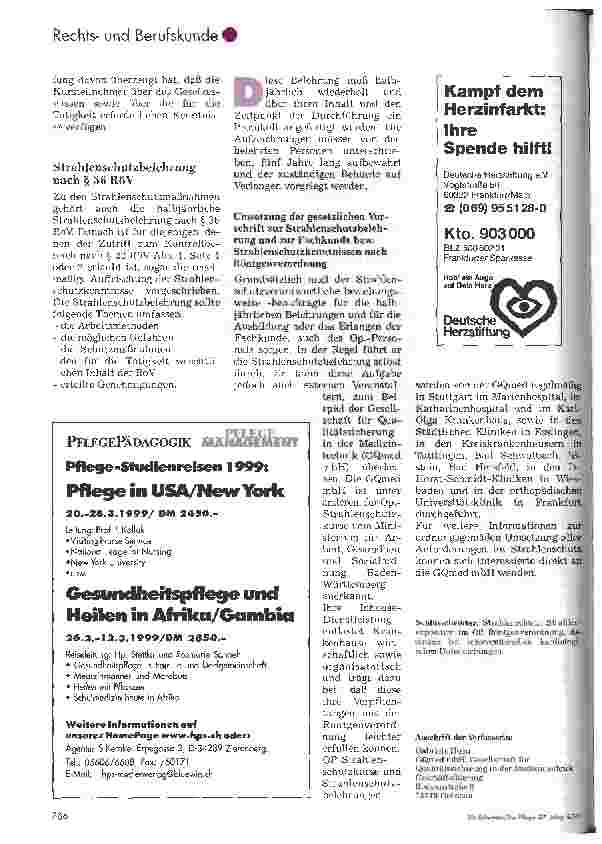 Vorschauseite 3: Strahlenschutzorganisation an Herzkatheterarbeitsplätzen