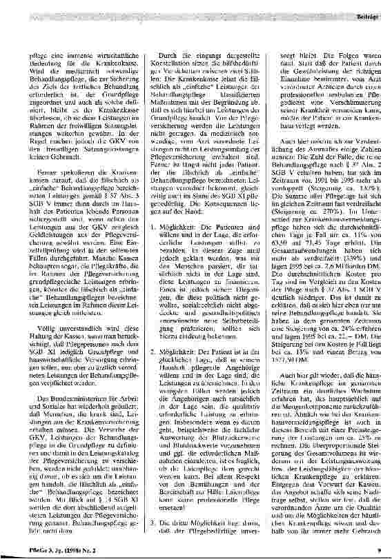 Vorschauseite 3: Abgrenzung von Grundund Behandlungspflege aus sozialrechtlicher und ökonomischer Perspektive