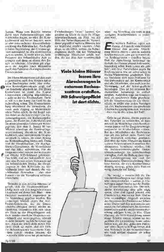 Vorschauseite 6: Schweigepflicht! Datenschutz im Krankenhaus