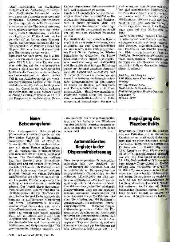 Vorschauseite 3: Der Computer - zukünftiges Werkzeug mittlerer medizinischer Fachkräfte