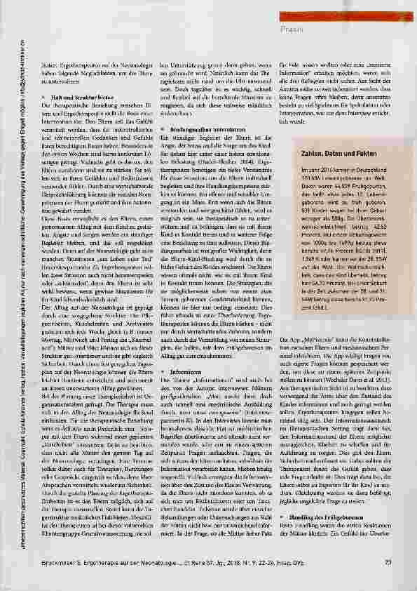 Vorschauseite 2: Wenn das Leben zu früh beginnt...