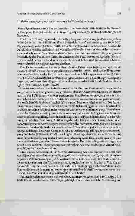 Vorschauseite 5: Patientenvorsorge und Advance Care Planning im Rahmen der Gesetzlichen Krankenversicherung