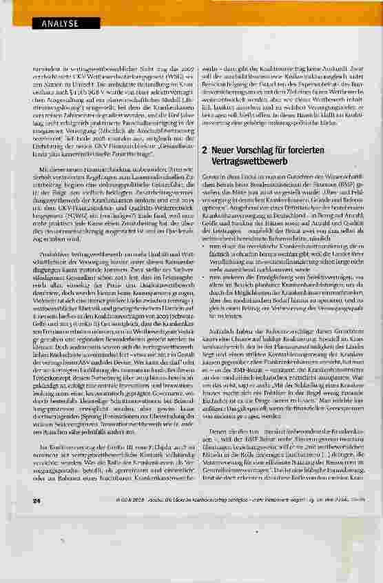 Vorschauseite 2: Die Lücke im Koalitionsvertrag schließen mehr Wettbewerb wagen!