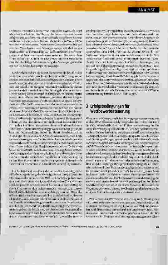 Vorschauseite 3: Die Lücke im Koalitionsvertrag schließen mehr Wettbewerb wagen!