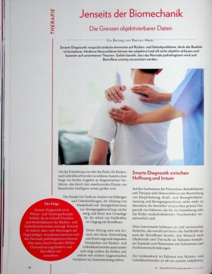 Vorschauseite 1: Jenseits der Biomechanik Die Grenzen objektivierbarer Daten