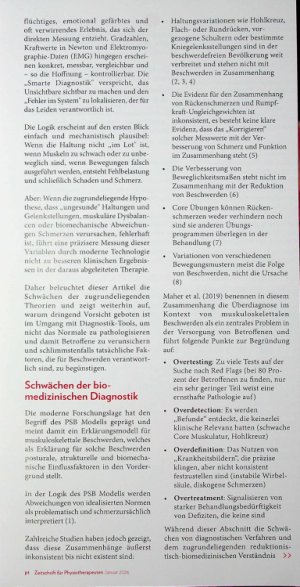 Vorschauseite 2: Jenseits der Biomechanik Die Grenzen objektivierbarer Daten