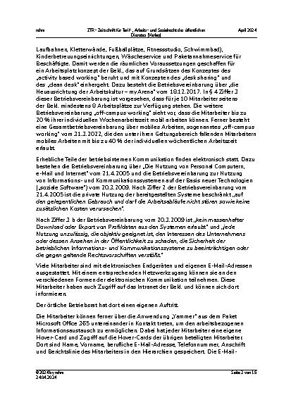 Vorschauseite 2: I. Tarifrecht Gewerkschaft – Mitgliederwerbung – digitales Zutrittsrecht
