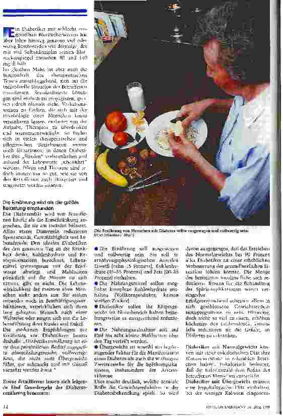 Vorschauseite 3: Diabetes mellitus 1. Teil: Individuelle Betreuung kann die Lebensqualität der Betroffenen entscheidend verbessern#